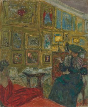 La visiteuse by Edouard Vuillard Oil Painting