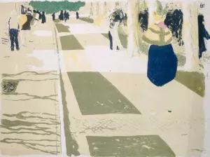 L'avenue by Edouard Vuillard Oil Painting