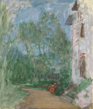 Le Chemin Devant La Maison by Edouard Vuillard Oil Painting