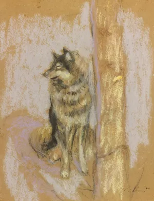 Le Chien-Loup a Gerardmer Oil painting by Edouard Vuillard