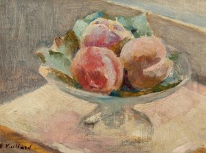 Le compotier de peches by Edouard Vuillard Oil Painting