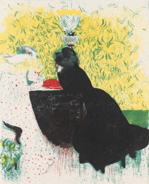 Les deux belles-soeurs by Edouard Vuillard Oil Painting