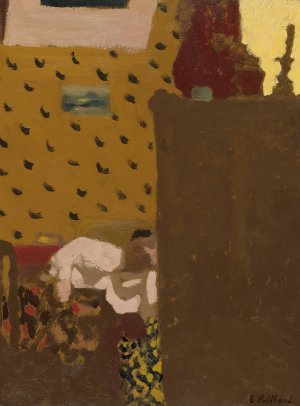 Madame Roussel Au Chiffonier by Edouard Vuillard Oil Painting