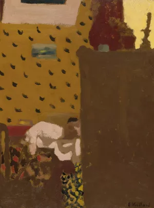 Madame Roussel Au Chiffonier by Edouard Vuillard Oil Painting