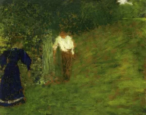 Man and Woman Beneath a Tree by Edouard Vuillard - Oil Painting Reproduction