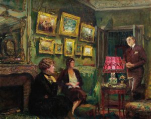 Mme Gillou Chez Elle by Edouard Vuillard Oil Painting