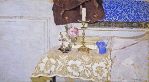 Nature morte au bougeoir (The Candlestick) by Edouard Vuillard Oil Painting