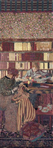 Personnages dans un interieur. Le travail by Edouard Vuillard Oil Painting