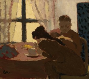 Petit Dejeuner Devant La Fenetre by Edouard Vuillard Oil Painting