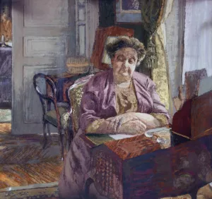 Portrait de Madame Frantz Jourdain by Edouard Vuillard Oil Painting