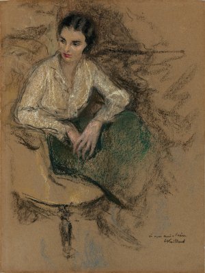 Portrait d'Irene Montanet by Edouard Vuillard Oil Painting