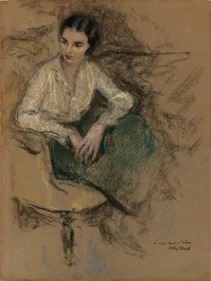 Portrait d'Irene Montanet by Edouard Vuillard Oil Painting
