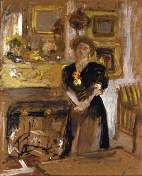 Main Product Photo of Portrait of Madame Marie des Jardins-Fontaine Painting by Edouard Vuillard