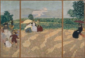 Public Gardens by Edouard Vuillard Oil Painting
