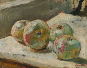 Quatre Pommes by Edouard Vuillard Oil Painting