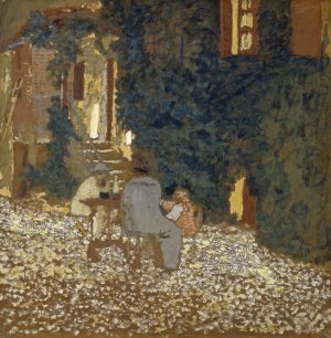 Repast in a Garden by Edouard Vuillard Oil Painting