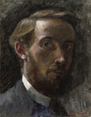Self-Portrait, Aged 21 by Edouard Vuillard Oil Painting