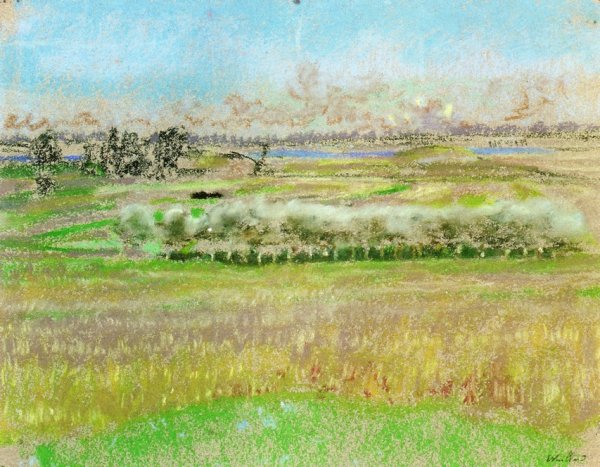 Main Product Photo of Silver Trees Painting by Edouard Vuillard