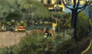 Square Berlioz also known as La Place Vintimille by Edouard Vuillard - Oil Painting Reproduction