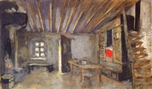 Studio Interior, Model for the Scenery of 'La Lepreuse'