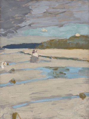 The Beach at Saint-Jacut by Edouard Vuillard Oil Painting