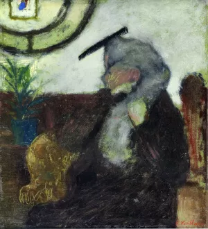 The Comb Oil painting by Edouard Vuillard