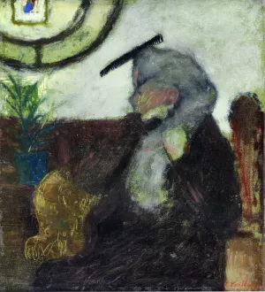 The Comb painting by Edouard Vuillard