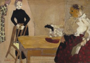 The Conversation by Edouard Vuillard Oil Painting