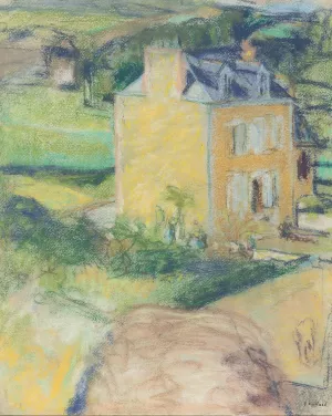 Villa At Saint-Jacut Oil painting by Edouard Vuillard