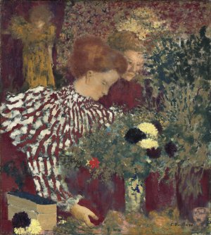 Woman in a Striped Dress by Edouard Vuillard Oil Painting