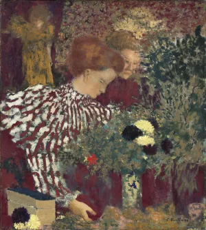 Woman in a Striped Dress by Edouard Vuillard Oil Painting