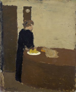 Woman in Black by Edouard Vuillard Oil Painting