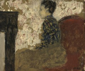 Woman Sitting by the Fireside by Edouard Vuillard Oil Painting