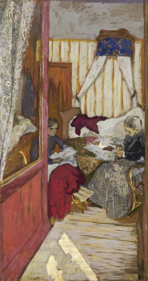 Women Sewing by Edouard Vuillard Oil Painting