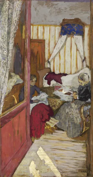 Women Sewing by Edouard Vuillard Oil Painting
