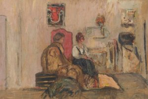 Yvonne Printemps Dans Sa Loge by Edouard Vuillard Oil Painting