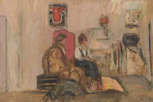 Yvonne Printemps Dans Sa Loge by Edouard Vuillard Oil Painting