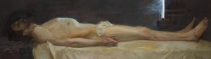Leichnam Christi by Eduard Adrian Dussek Oil Painting