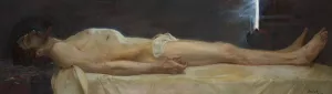 Leichnam Christi by Eduard Adrian Dussek Oil Painting