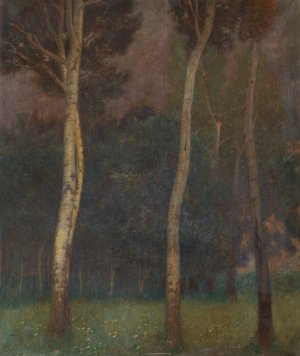 Niederosterreichische Baumlandschaft by Eduard Ameseder Oil Painting