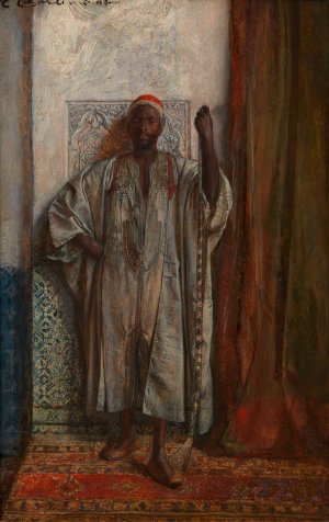Gardien du Serail by Eduard Charlemont Oil Painting