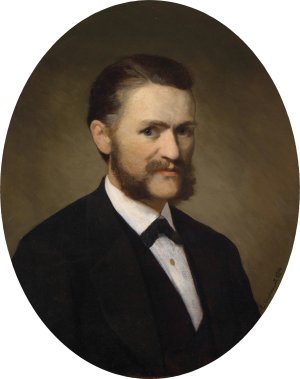 Portrat eines Herrn by Eduard Charlemont Oil Painting