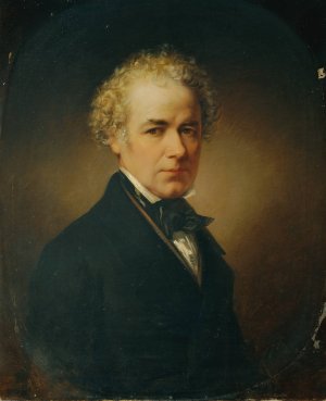 Der Maler Johann Ender by Eduard Ender Oil Painting