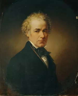 Der Maler Johann Ender by Eduard Ender Oil Painting