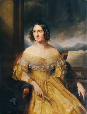 Friederike Benesch by Eduard Ender Oil Painting