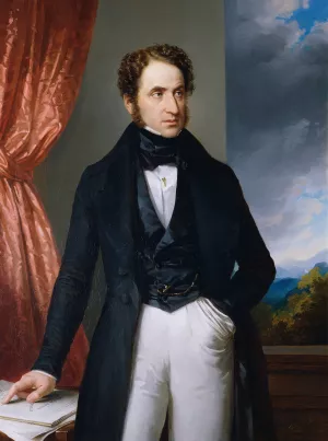 Josef Benesch by Eduard Ender Oil Painting