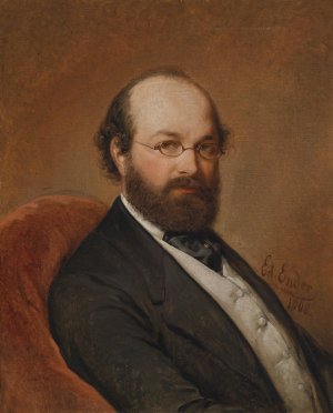 Portrait Dr Alois Mayer by Eduard Ender Oil Painting