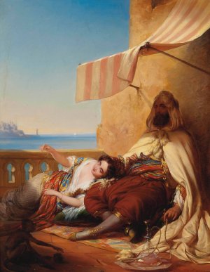 The Favourite by Eduard Ender Oil Painting