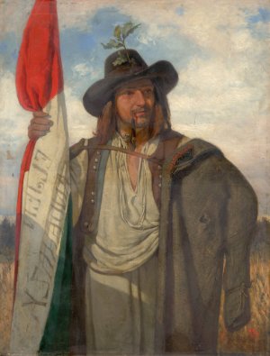 Before The Elections by Eduard Gehbe Oil Painting