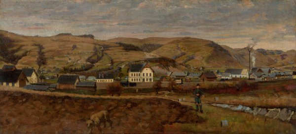 Main Product Photo of View Of Volovec  Painting by Eduard Hrinak